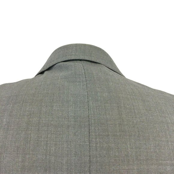 London Fog Suit Jacket Blazer Sports Coat Mens 40R Gray 5 Pocket - Picture 11 of 12